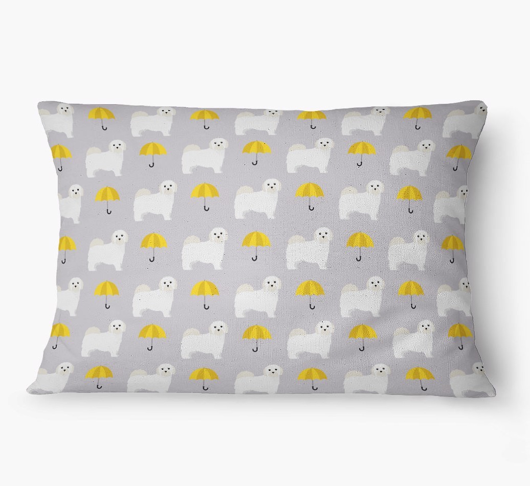'Umbrella Pattern' - Personalized {breedFullName} Dog Bed