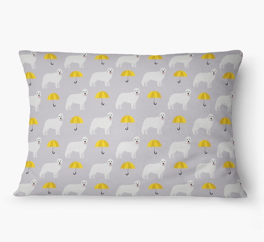 'Umbrella Pattern' - Personalised {breedFullName} Dog Bed