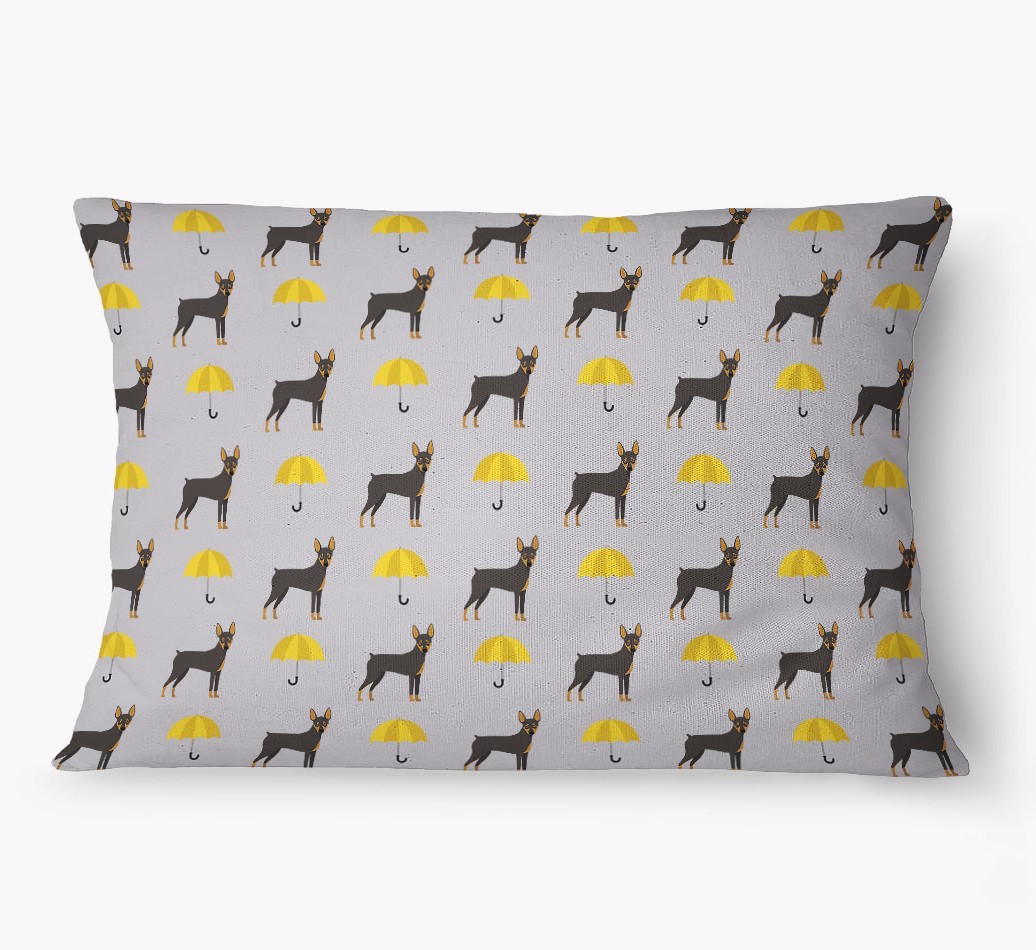'Umbrella Pattern' - Personalised {breedFullName} Dog Bed