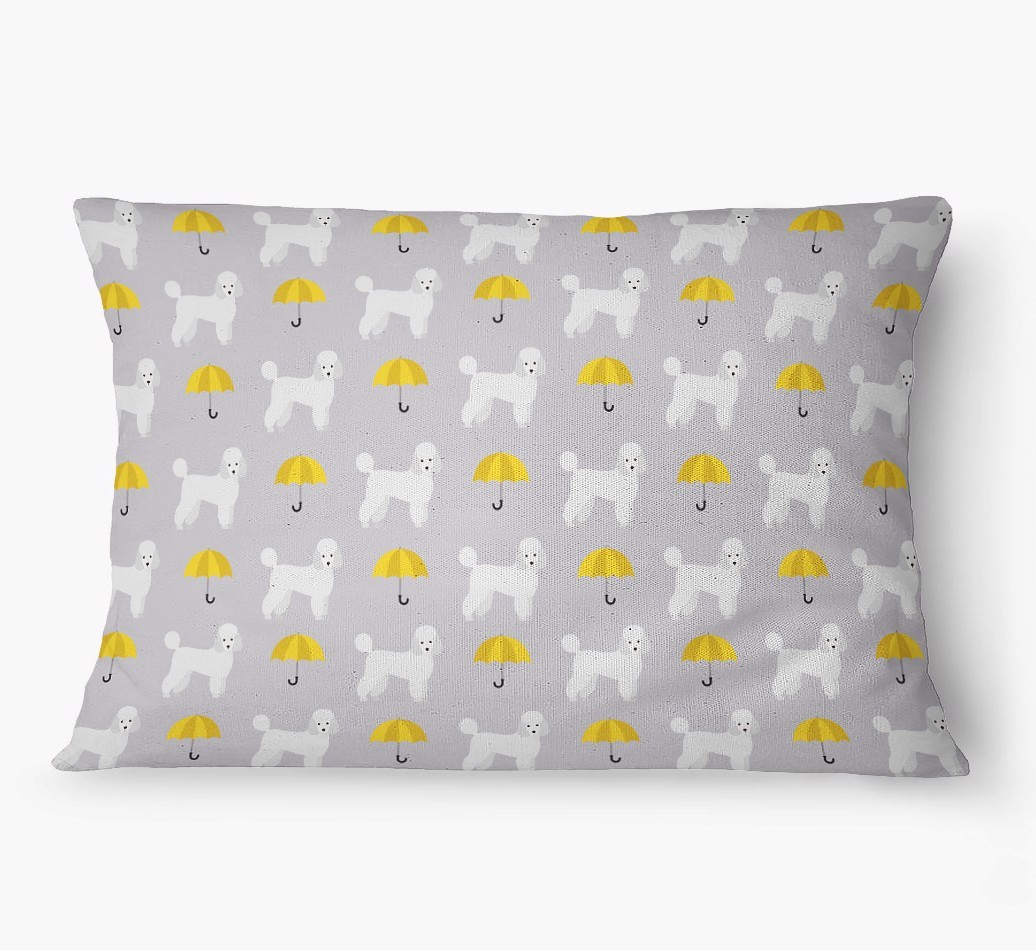 'Umbrella Pattern' - Personalized {breedFullName} Dog Bed