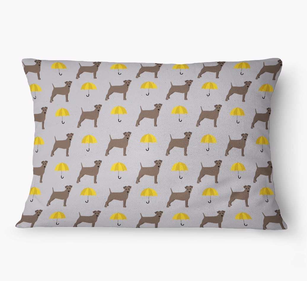 'Umbrella Pattern' - Personalized {breedFullName} Dog Bed
