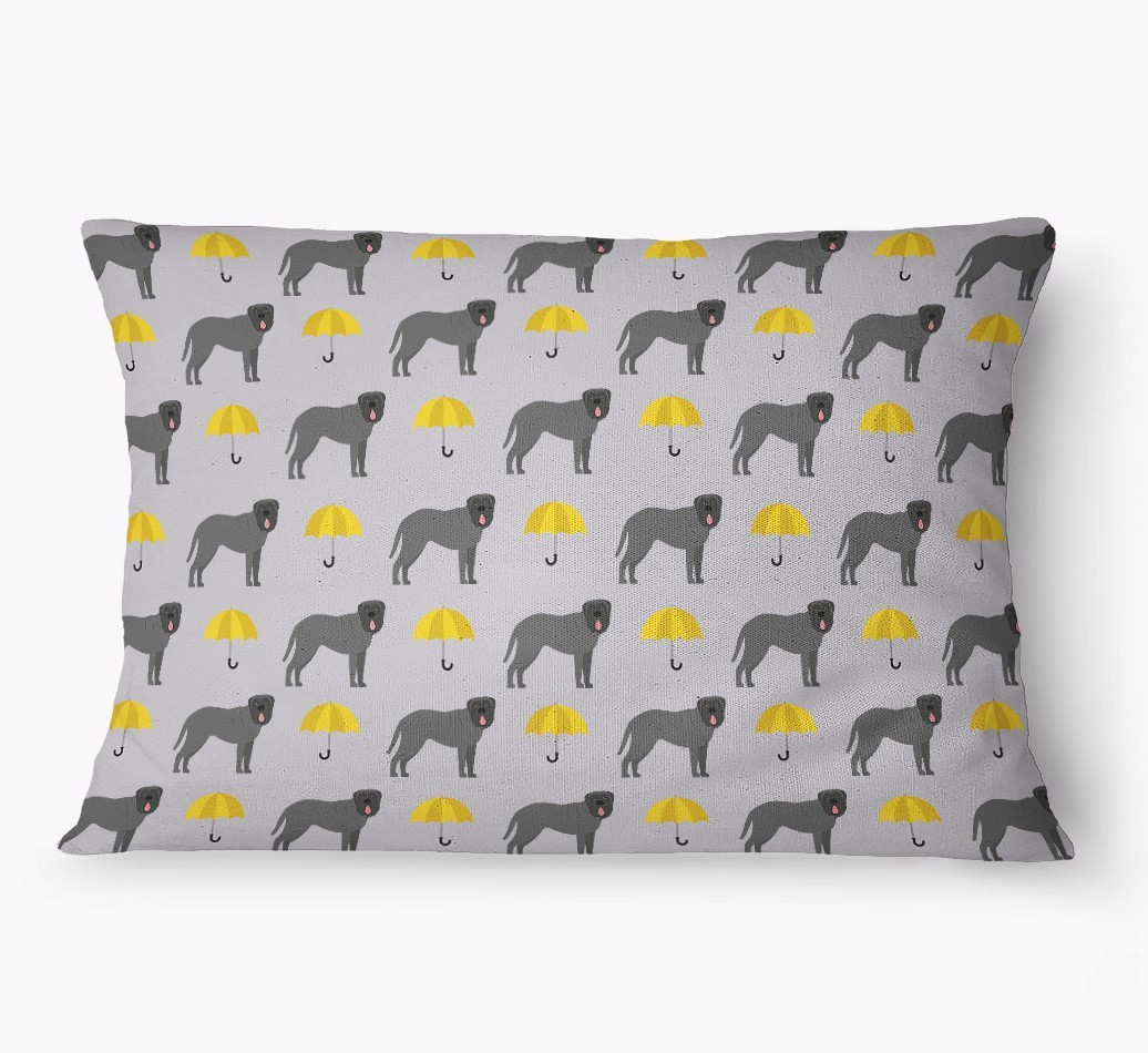 'Umbrella Pattern' - Personalized {breedFullName} Dog Bed