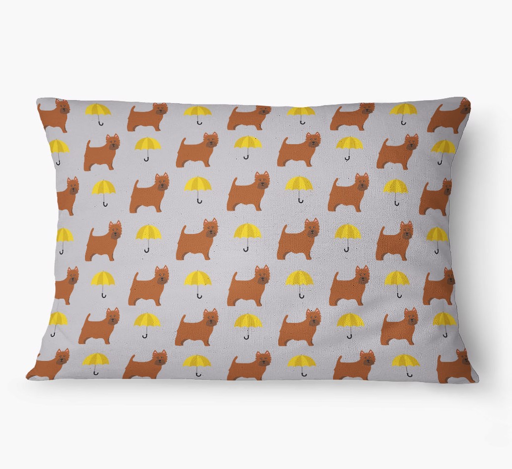 'Umbrella Pattern' - Personalized {breedFullName} Dog Bed