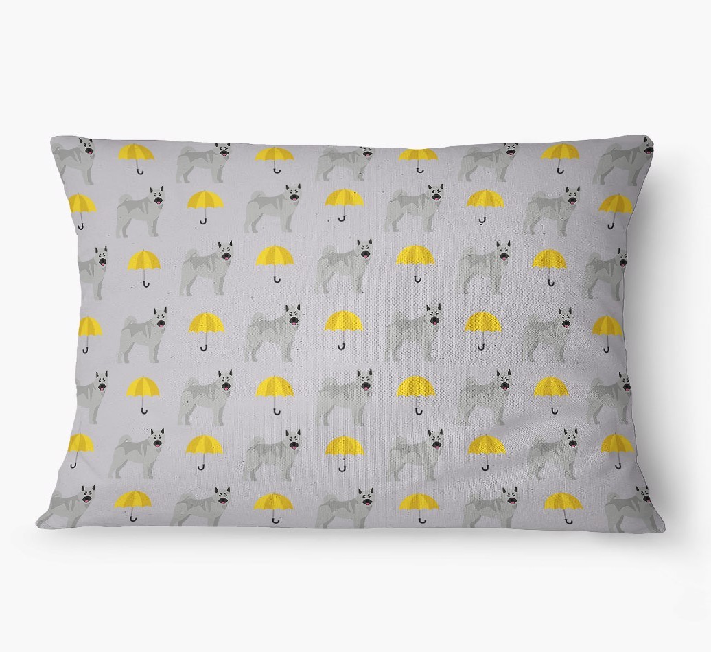 'Umbrella Pattern' - Personalized {breedFullName} Dog Bed