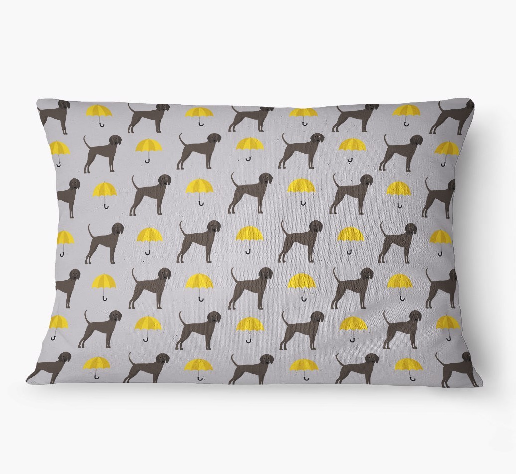'Umbrella Pattern' - Personalized {breedFullName} Dog Bed