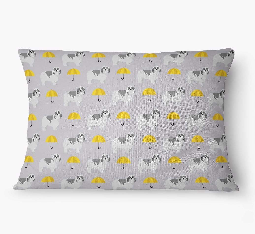 'Umbrella Pattern' - Personalized {breedFullName} Dog Bed