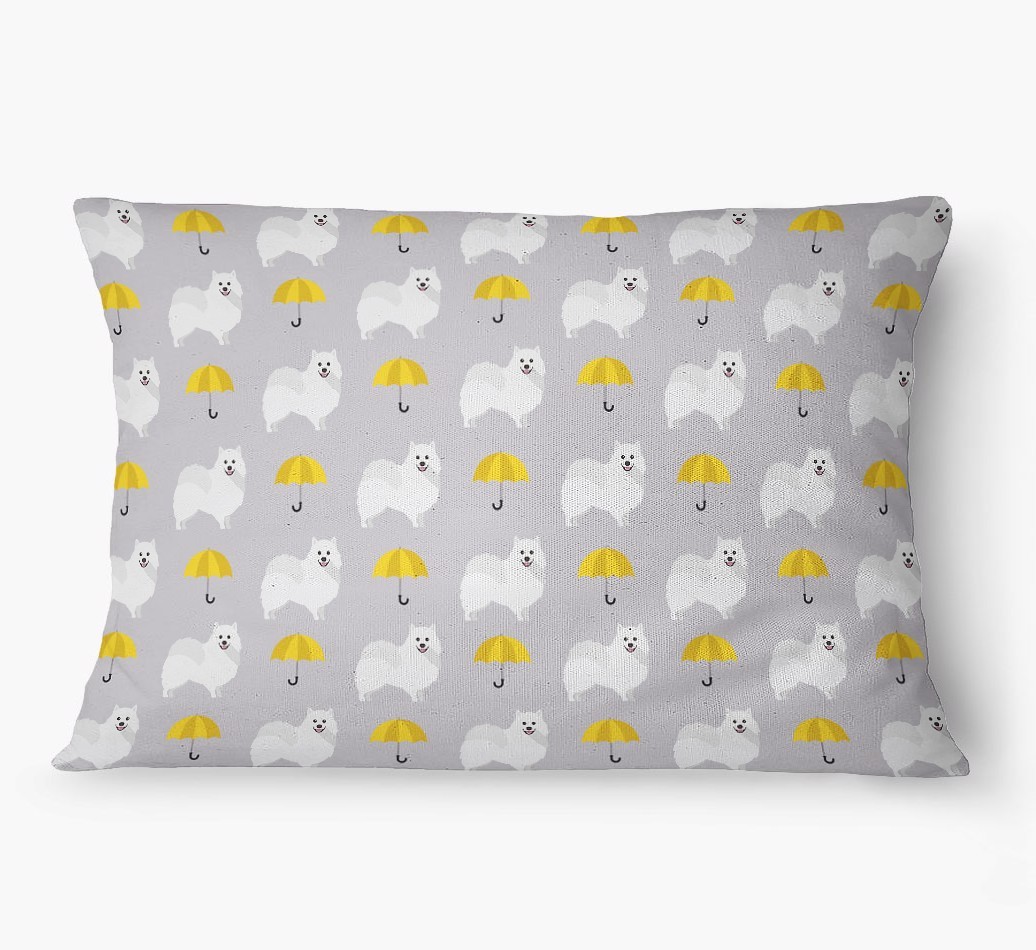 'Umbrella Pattern' - Personalized {breedFullName} Dog Bed