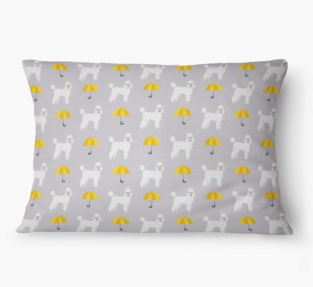 'Umbrella Pattern' - Personalized {breedFullName} Dog Bed