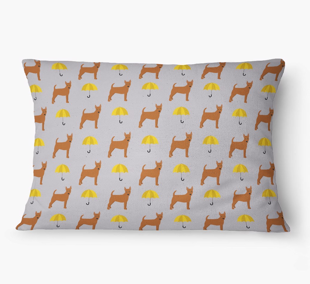 'Umbrella Pattern' - Personalized {breedFullName} Dog Bed