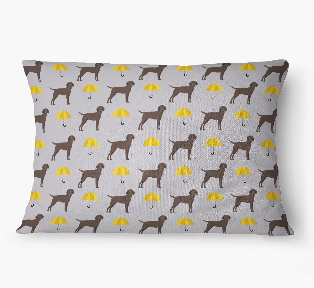 'Umbrella Pattern' - Personalized {breedFullName} Dog Bed