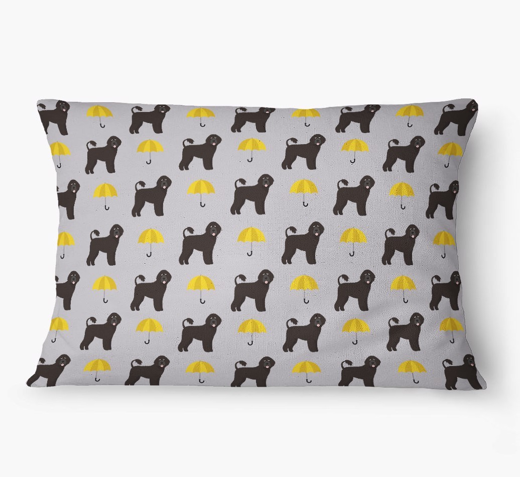 'Umbrella Pattern' - Personalized {breedFullName} Dog Bed