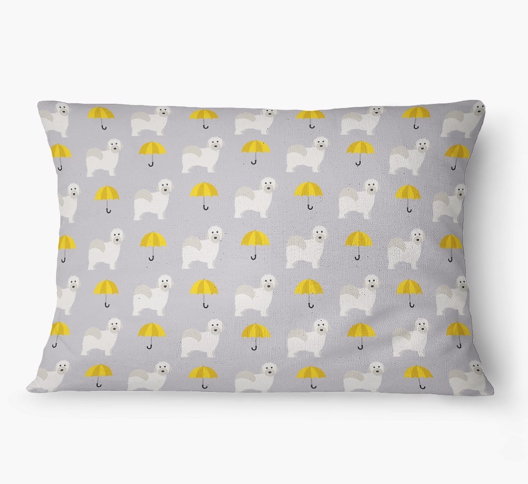 'Umbrella Pattern' - Personalized {breedFullName} Dog Bed