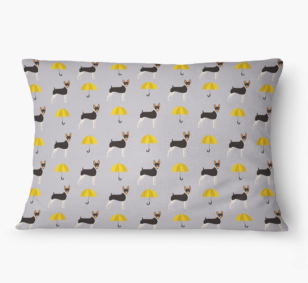 'Umbrella Pattern' - Personalized {breedFullName} Dog Bed