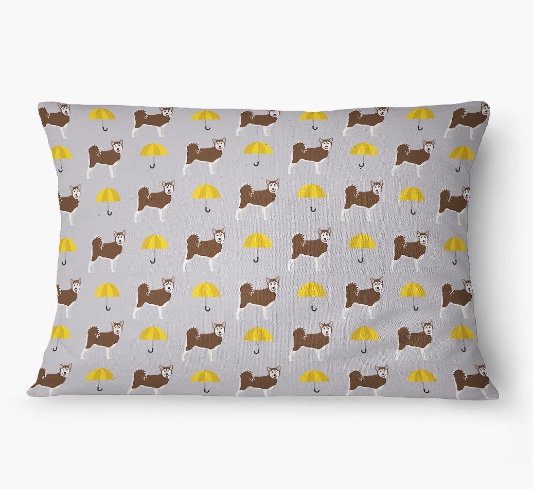 'Umbrella Pattern' - Personalized {breedFullName} Dog Bed