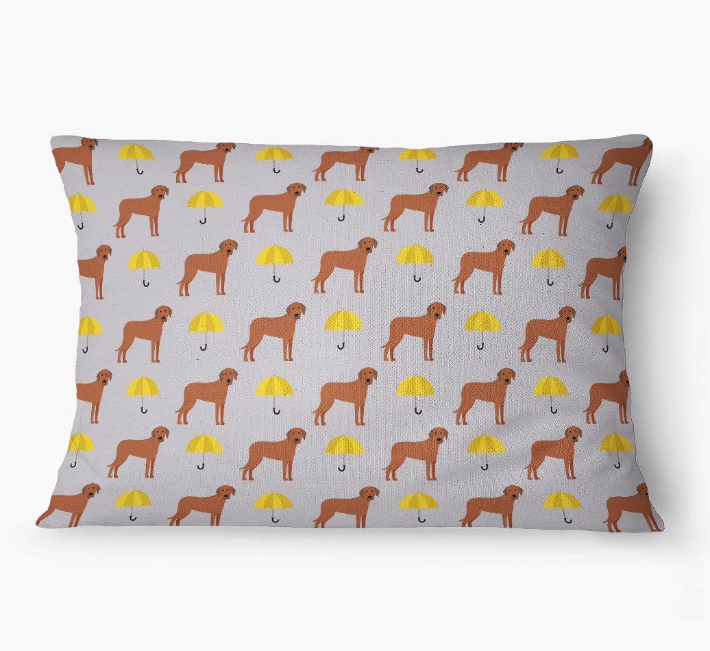 'Umbrella Pattern' - Personalised {breedFullName} Dog Bed