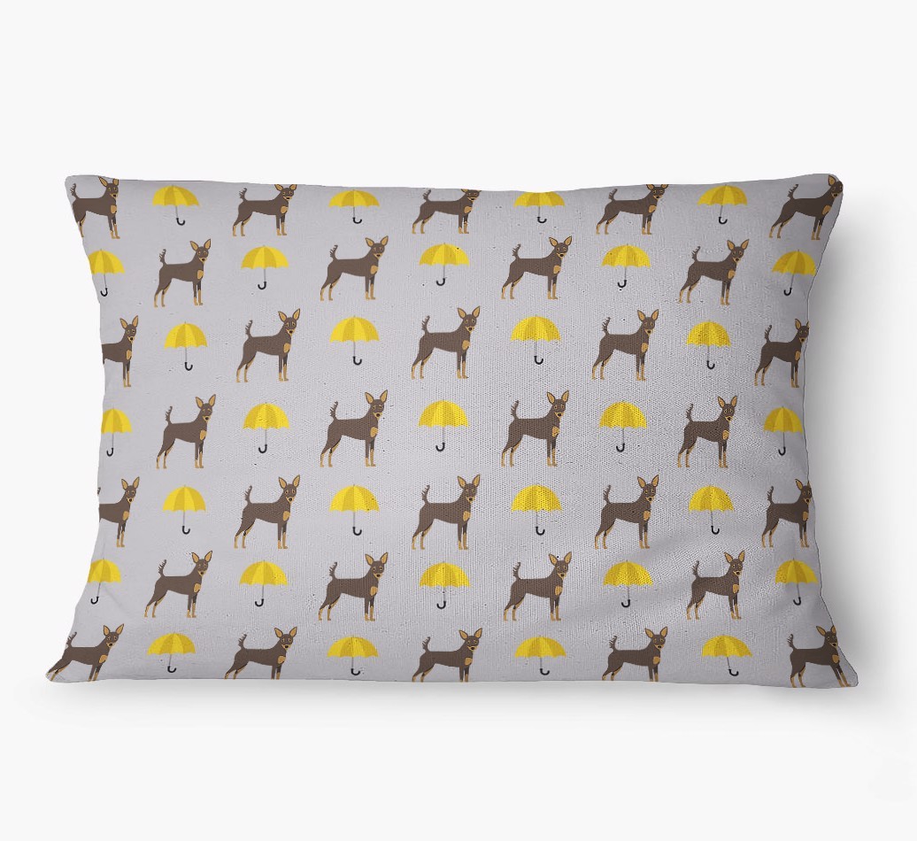 'Umbrella Pattern' - Personalized {breedFullName} Dog Bed