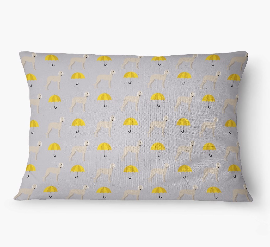 'Umbrella Pattern' - Personalized {breedFullName} Dog Bed