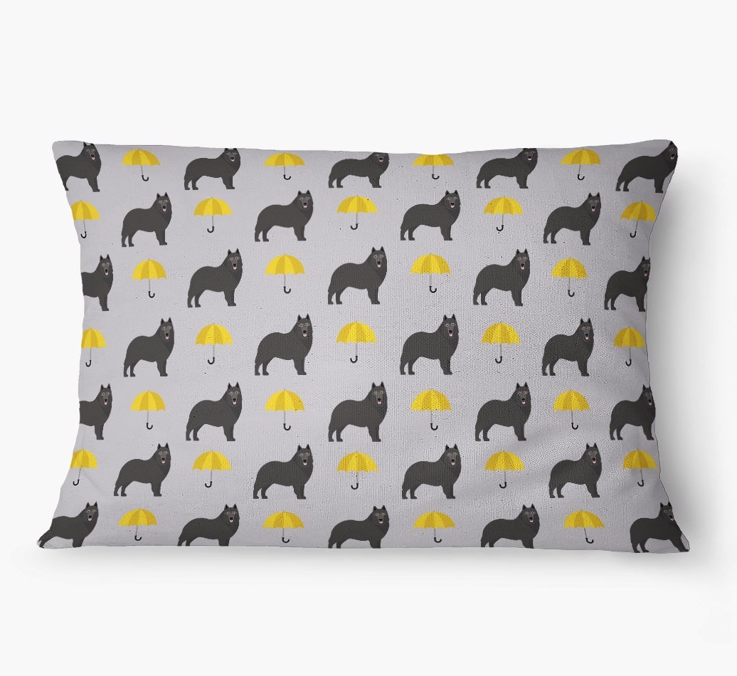'Umbrella Pattern' - Personalized {breedFullName} Dog Bed