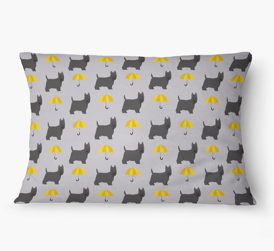 'Umbrella Pattern' - Personalised {breedFullName} Dog Bed