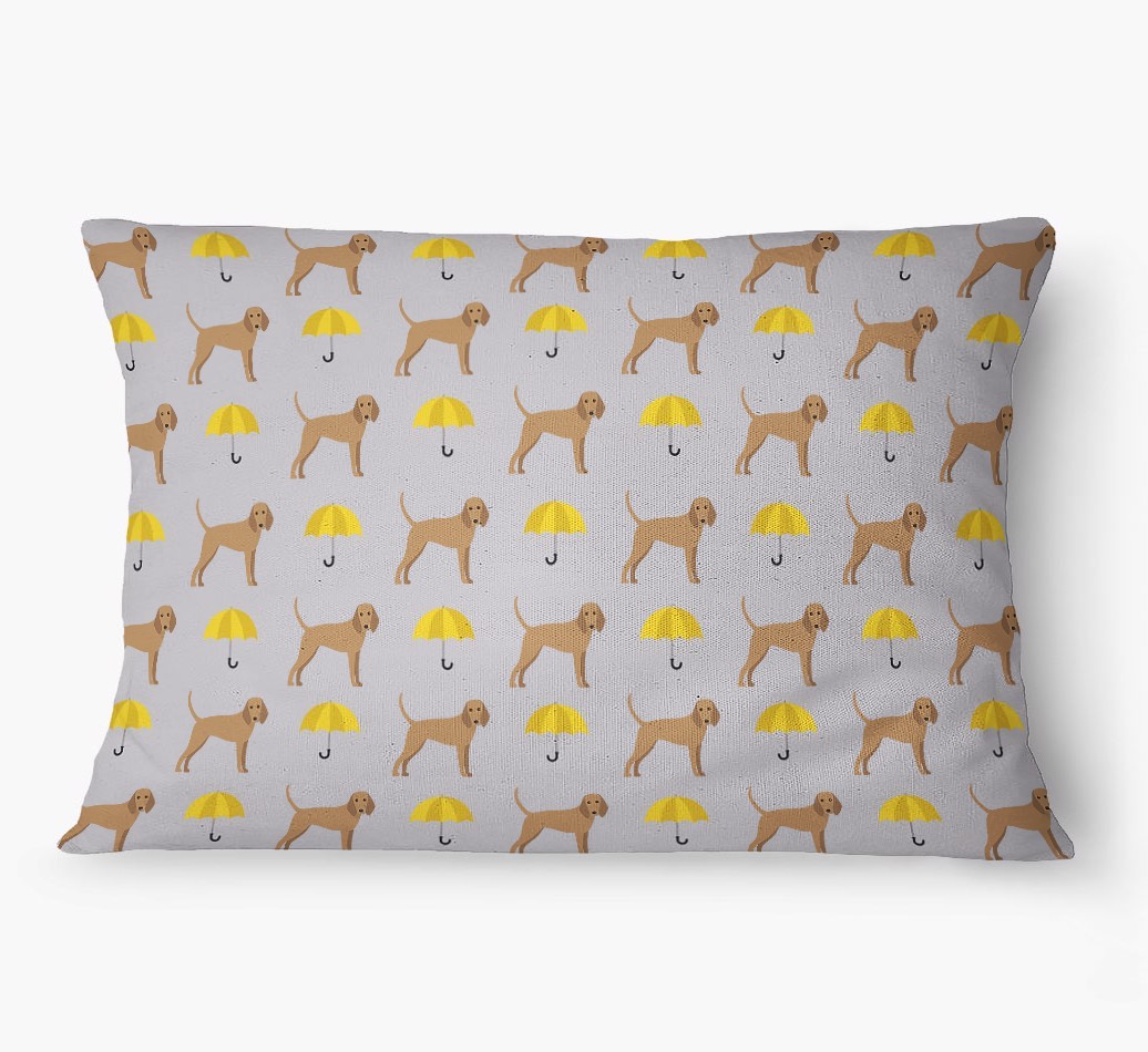 'Umbrella Pattern' - Personalized {breedFullName} Dog Bed