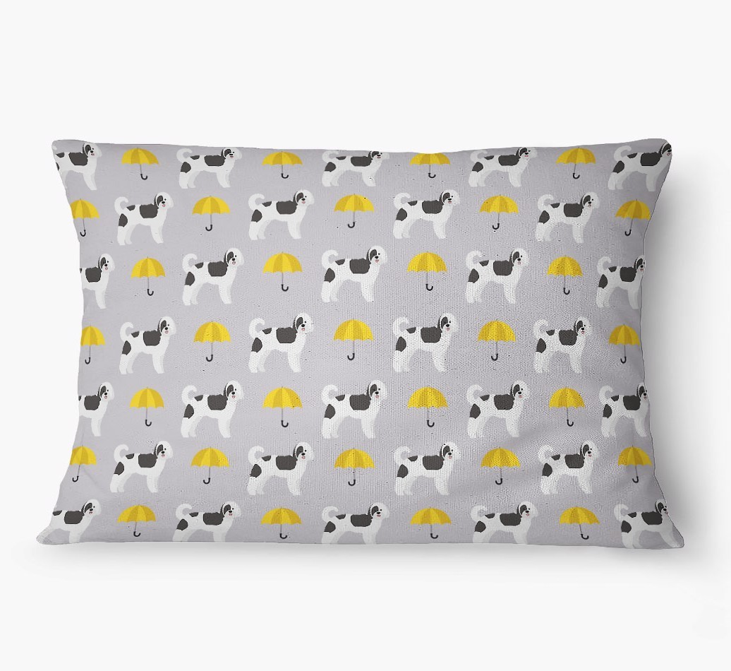 'Umbrella Pattern' - Personalized {breedFullName} Dog Bed