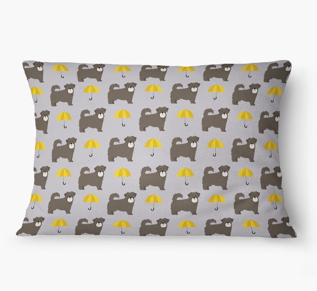 'Umbrella Pattern' - Personalized {breedFullName} Dog Bed