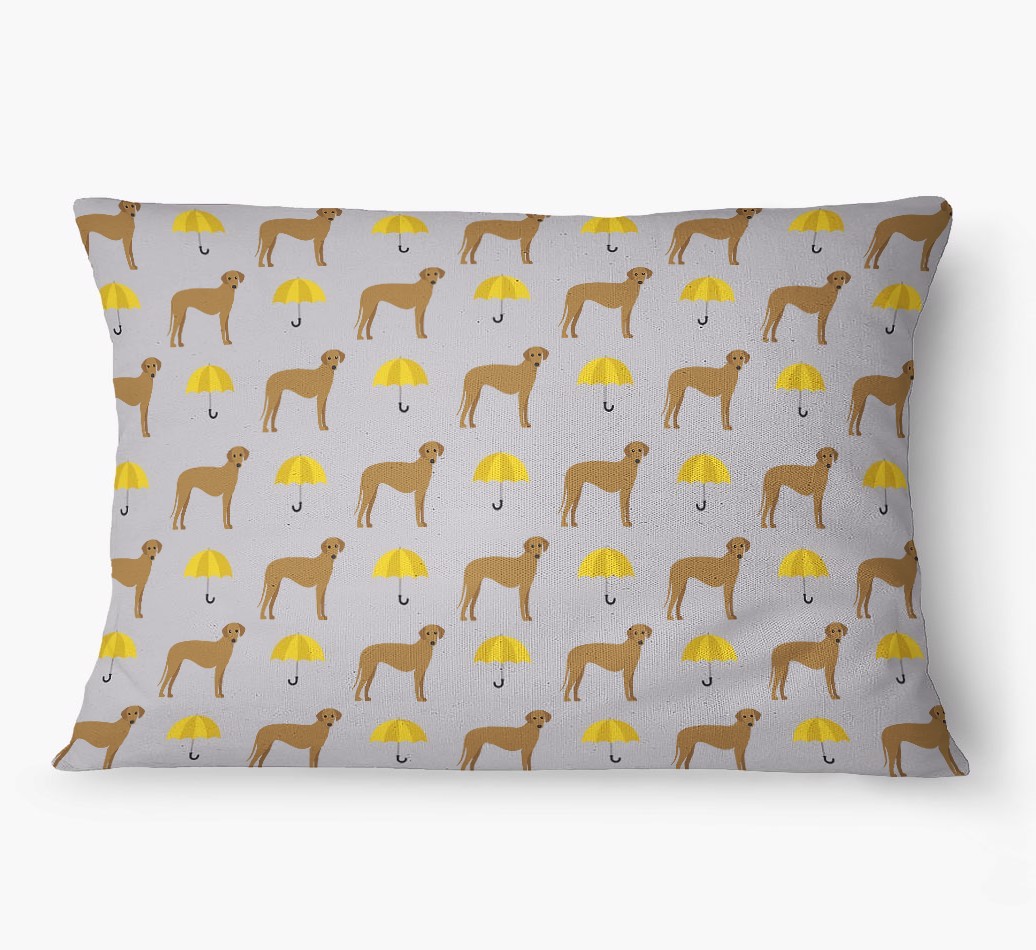 'Umbrella Pattern' - Personalized {breedFullName} Dog Bed