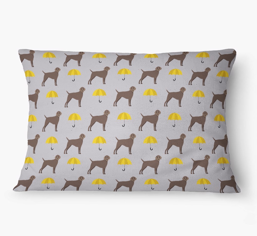 'Umbrella Pattern' - Personalized {breedFullName} Dog Bed