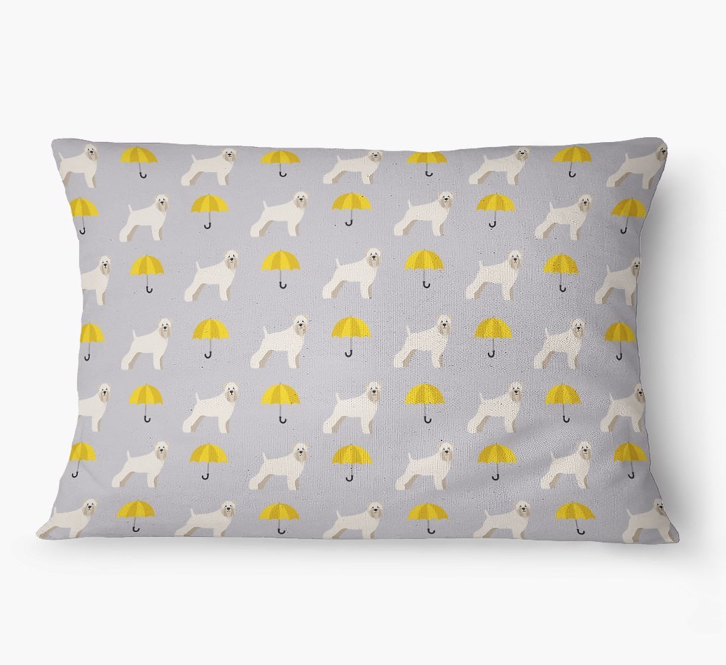 'Umbrella Pattern' - Personalized {breedFullName} Dog Bed