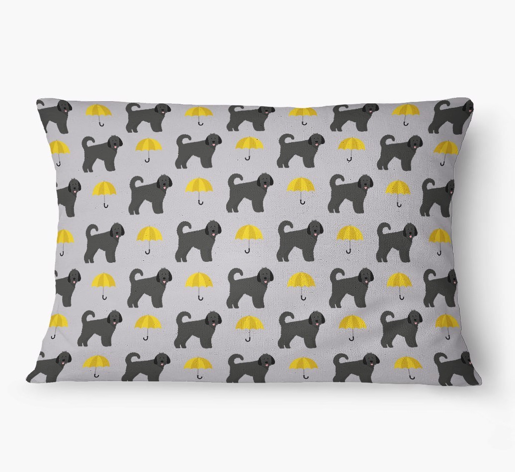 'Umbrella Pattern' - Personalized {breedFullName} Dog Bed