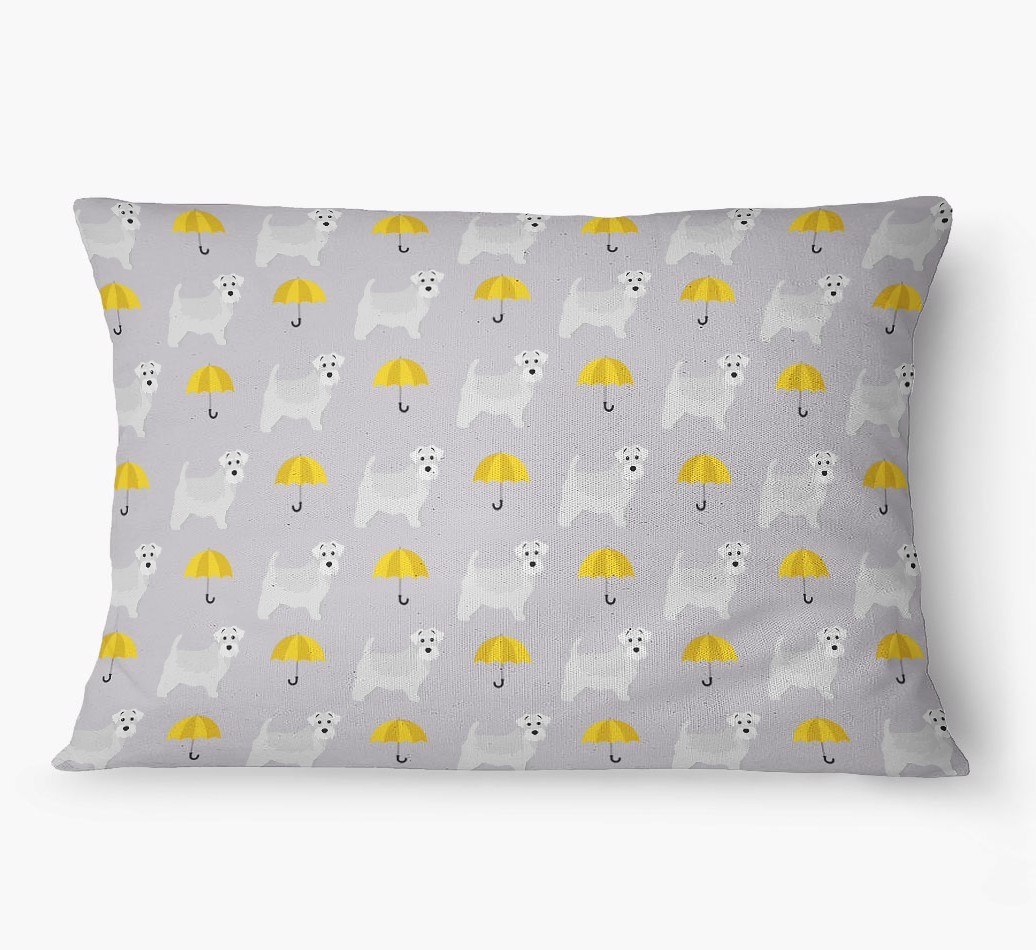 'Umbrella Pattern' - Personalized {breedFullName} Dog Bed