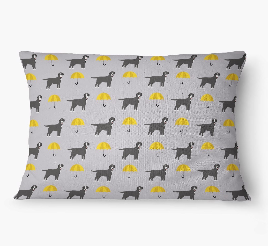 'Umbrella Pattern' - Personalized {breedFullName} Dog Bed