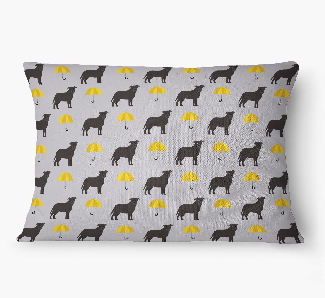 'Umbrella Pattern' - Personalized {breedFullName} Dog Bed