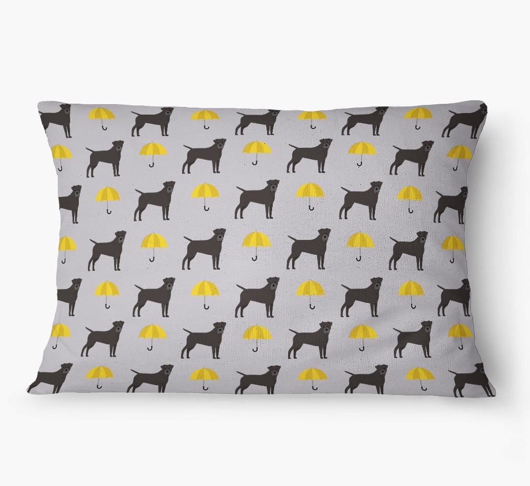 'Umbrella Pattern' - Personalized {breedFullName} Dog Bed