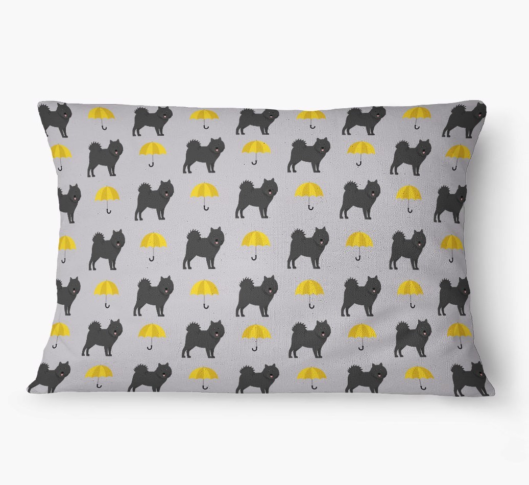 'Umbrella Pattern' - Personalized {breedFullName} Dog Bed