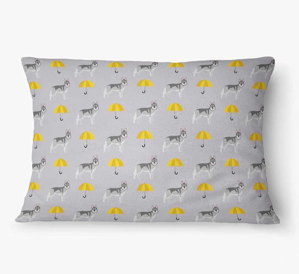 'Umbrella Pattern' - Personalized {breedFullName} Dog Bed