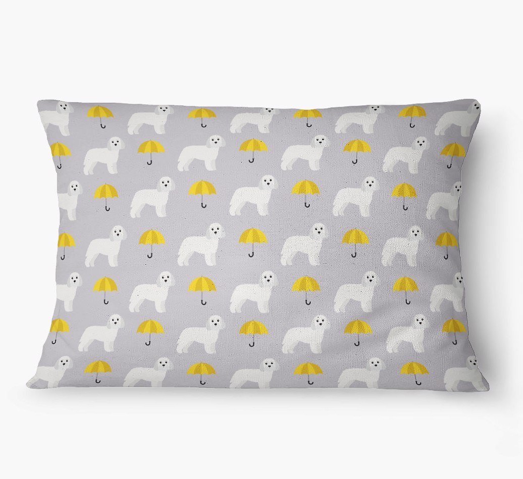 'Umbrella Pattern' - Personalized {breedFullName} Dog Bed