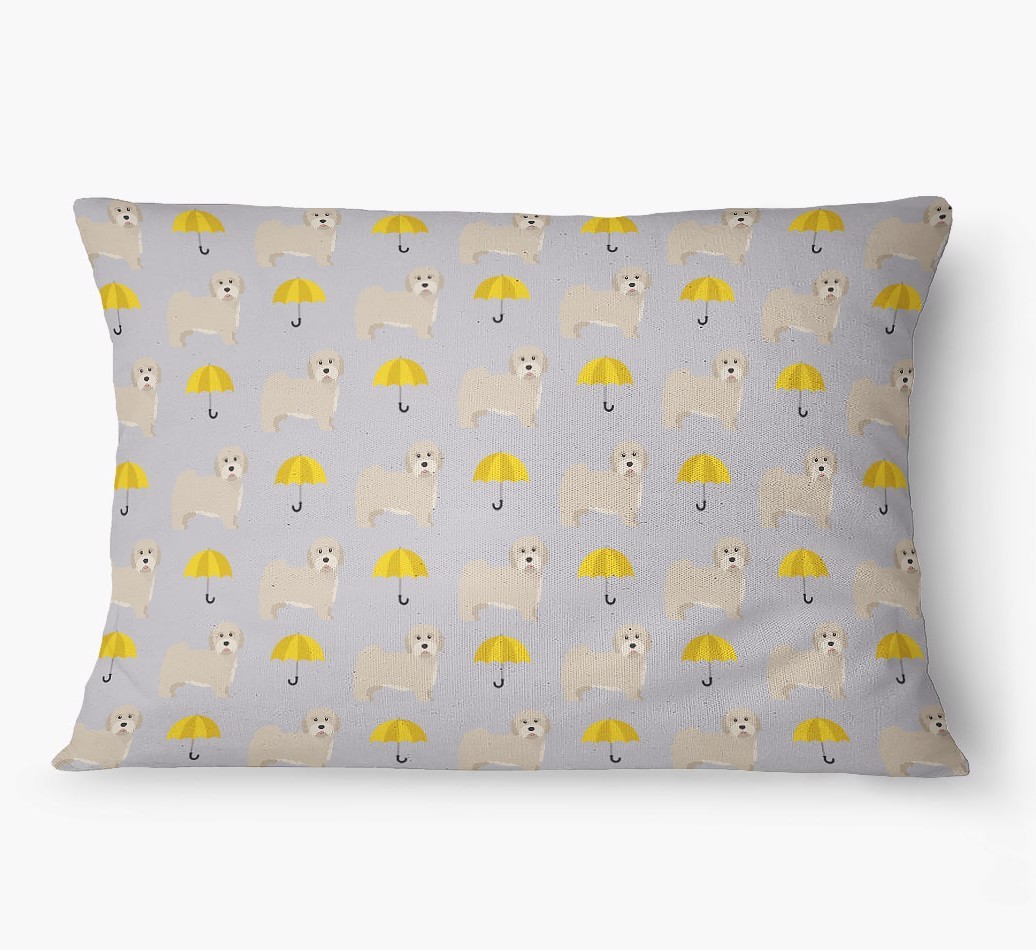 'Umbrella Pattern' - Personalized {breedFullName} Dog Bed