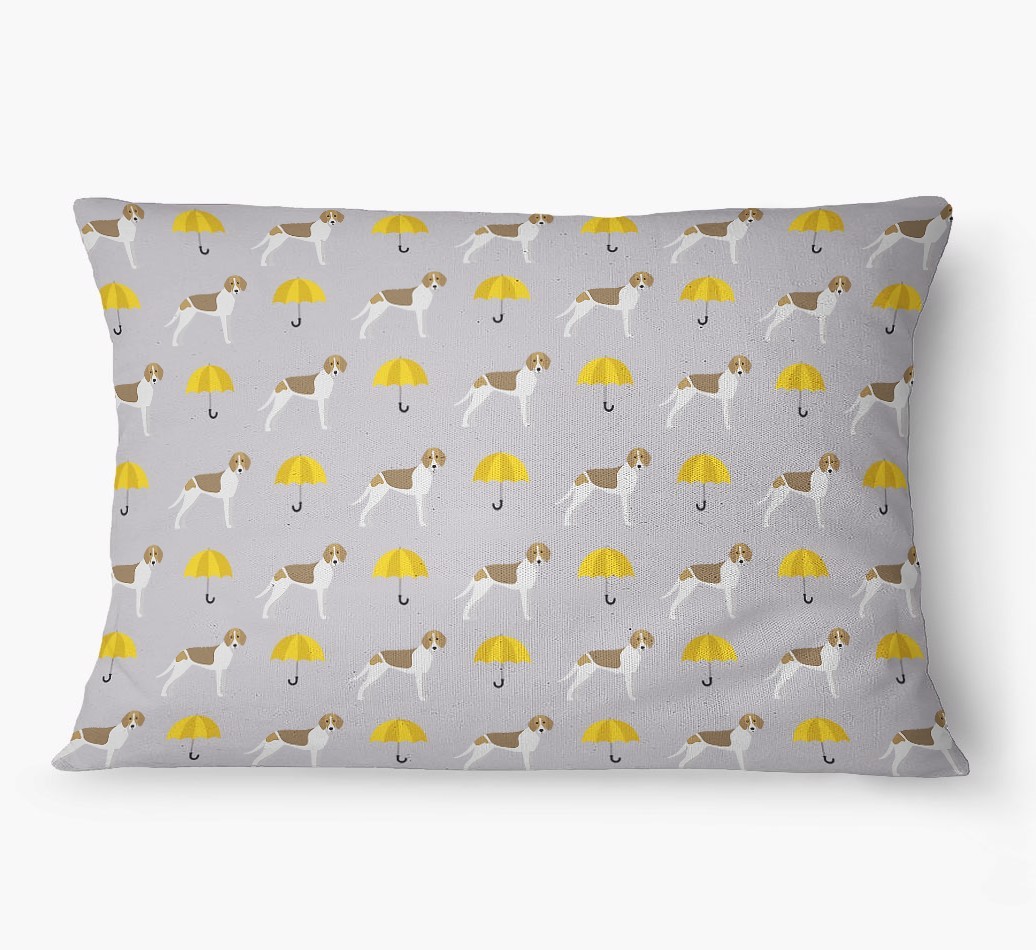 'Umbrella Pattern' - Personalized {breedFullName} Dog Bed