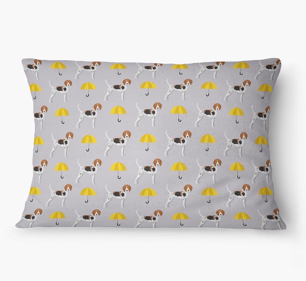 'Umbrella Pattern' - Personalized {breedFullName} Dog Bed