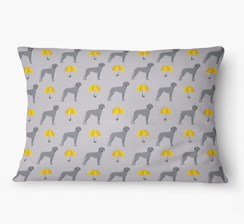 'Umbrella Pattern' - Personalized {breedFullName} Dog Bed