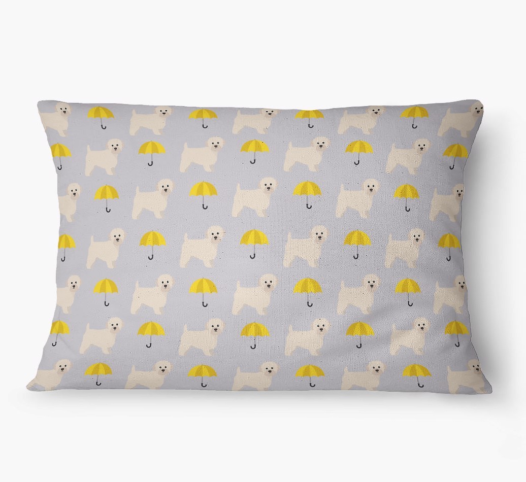 'Umbrella Pattern' - Personalised {breedFullName} Dog Bed