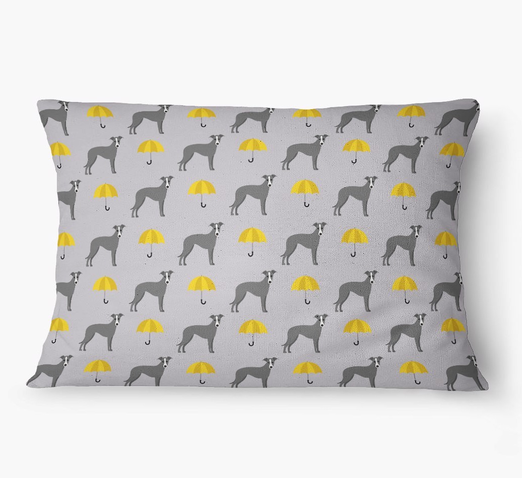 'Umbrella Pattern' - Personalized {breedFullName} Dog Bed