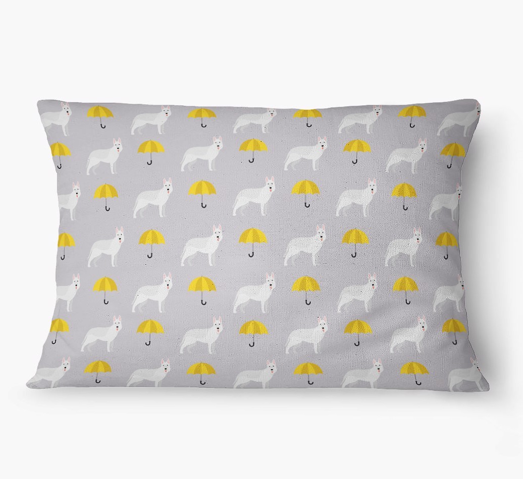 'Umbrella Pattern' - Personalized {breedFullName} Dog Bed