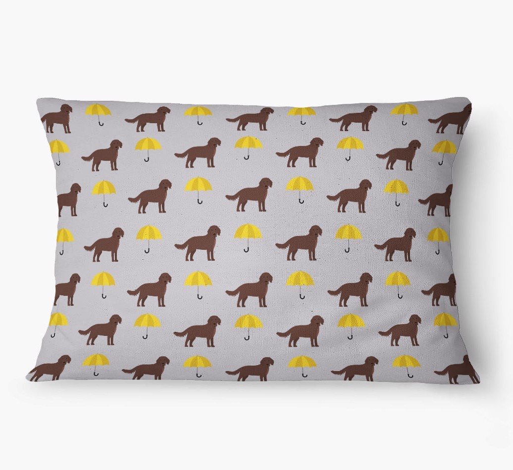 'Umbrella Pattern' - Personalized {breedFullName} Dog Bed