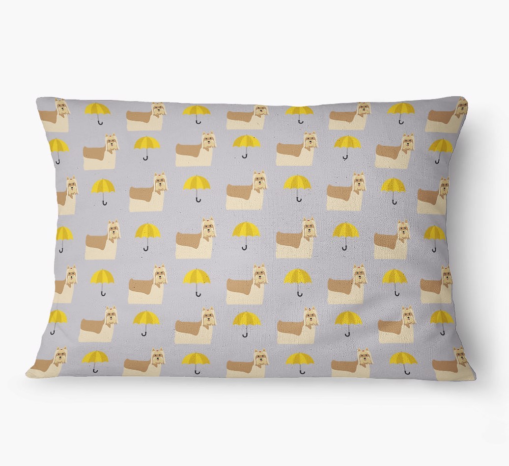 'Umbrella Pattern' - Personalized {breedFullName} Dog Bed