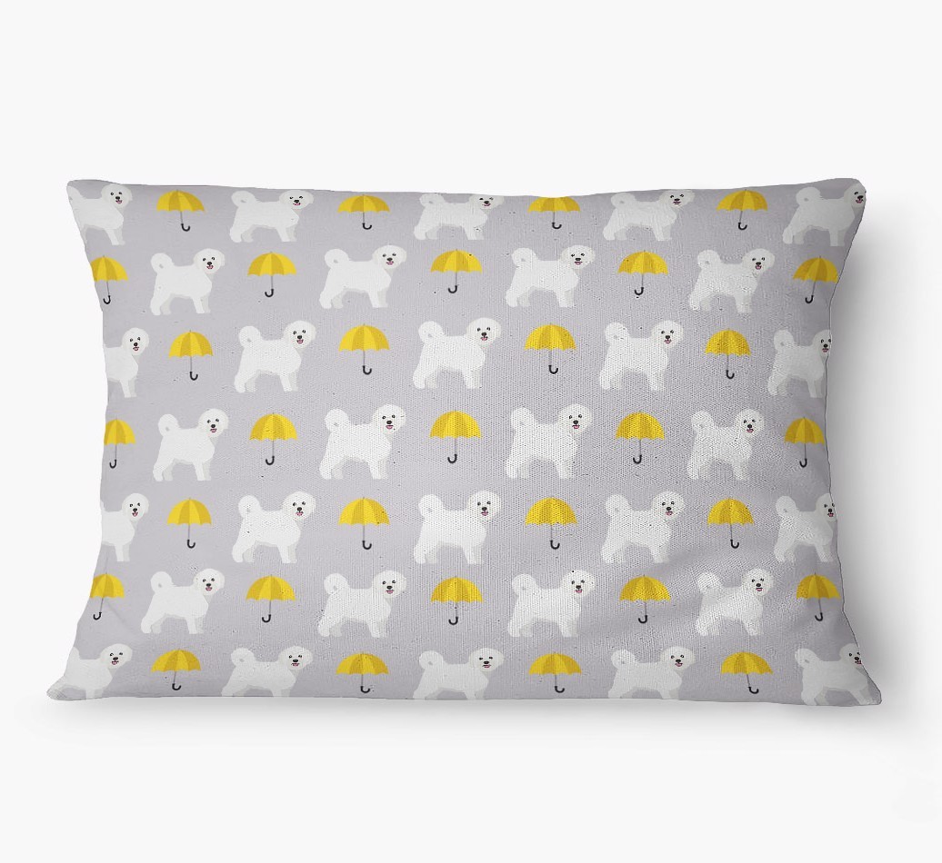 'Umbrella Pattern' - Personalized {breedFullName} Dog Bed