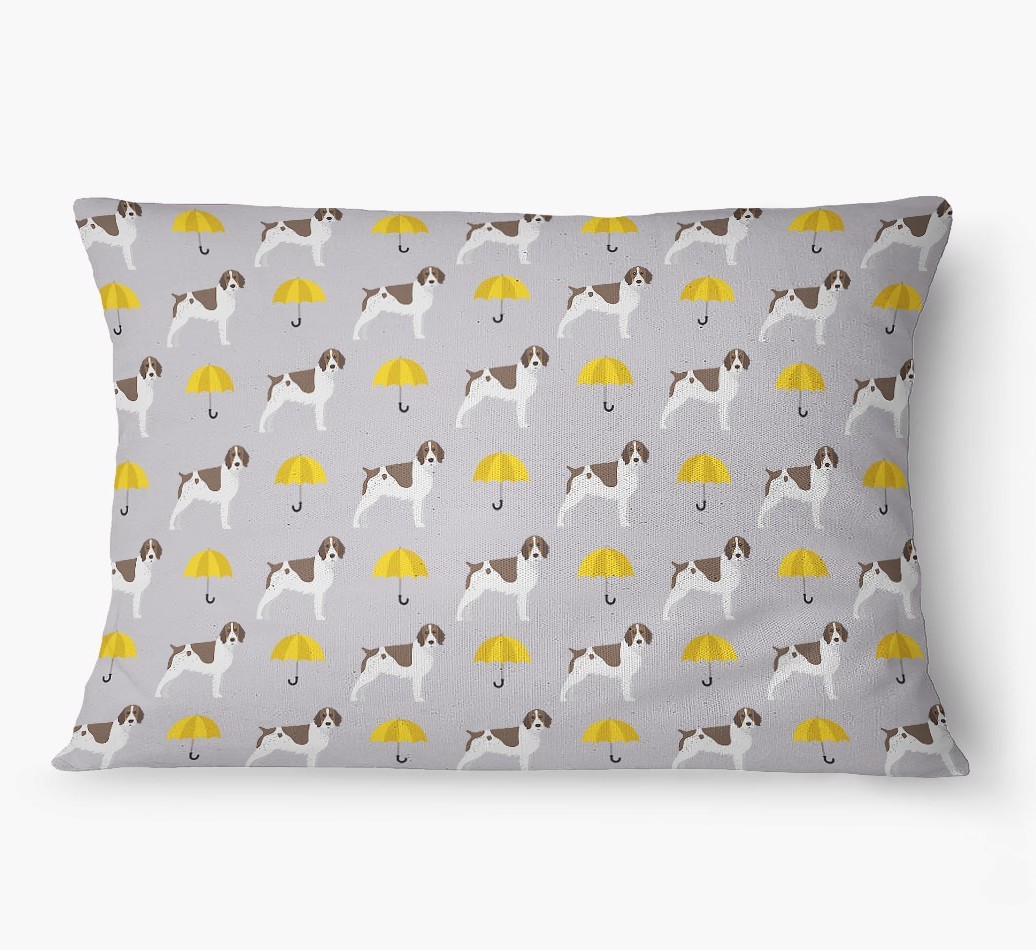 'Umbrella Pattern' - Personalized {breedFullName} Dog Bed