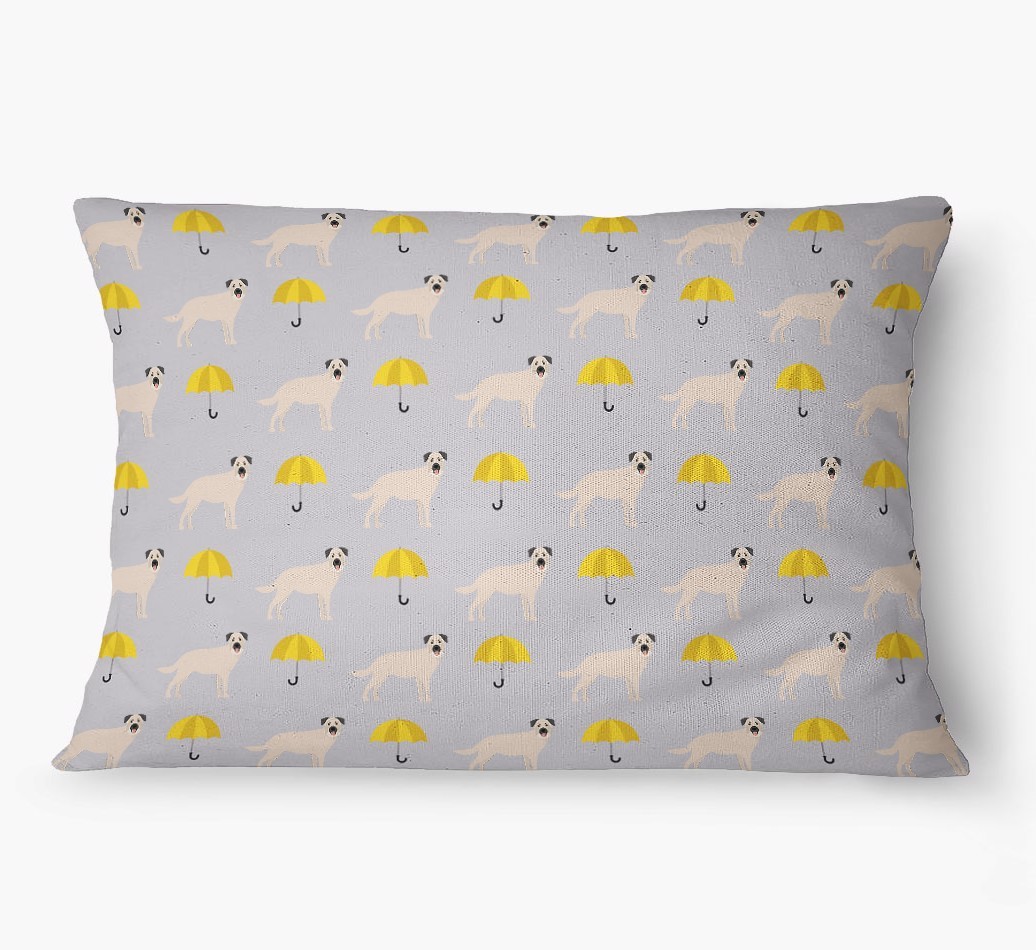 'Umbrella Pattern' - Personalized {breedFullName} Dog Bed