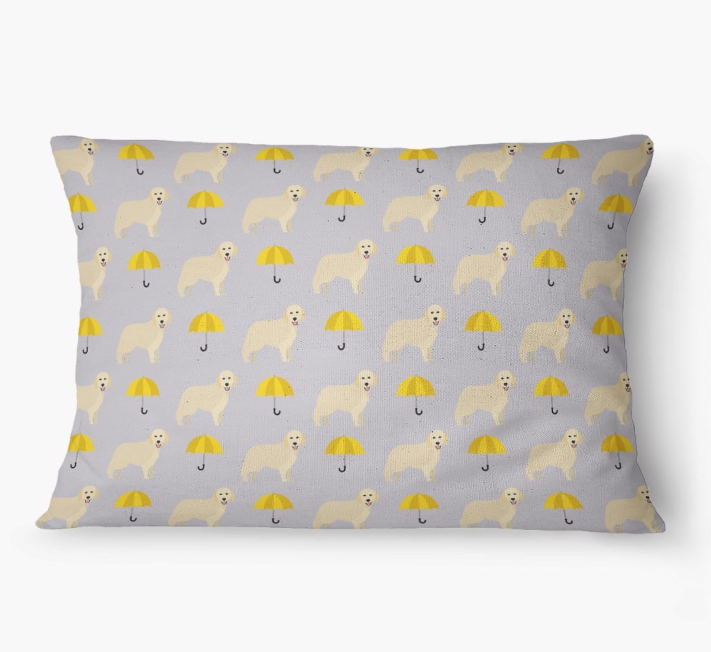 'Umbrella Pattern' - Personalized {breedFullName} Dog Bed